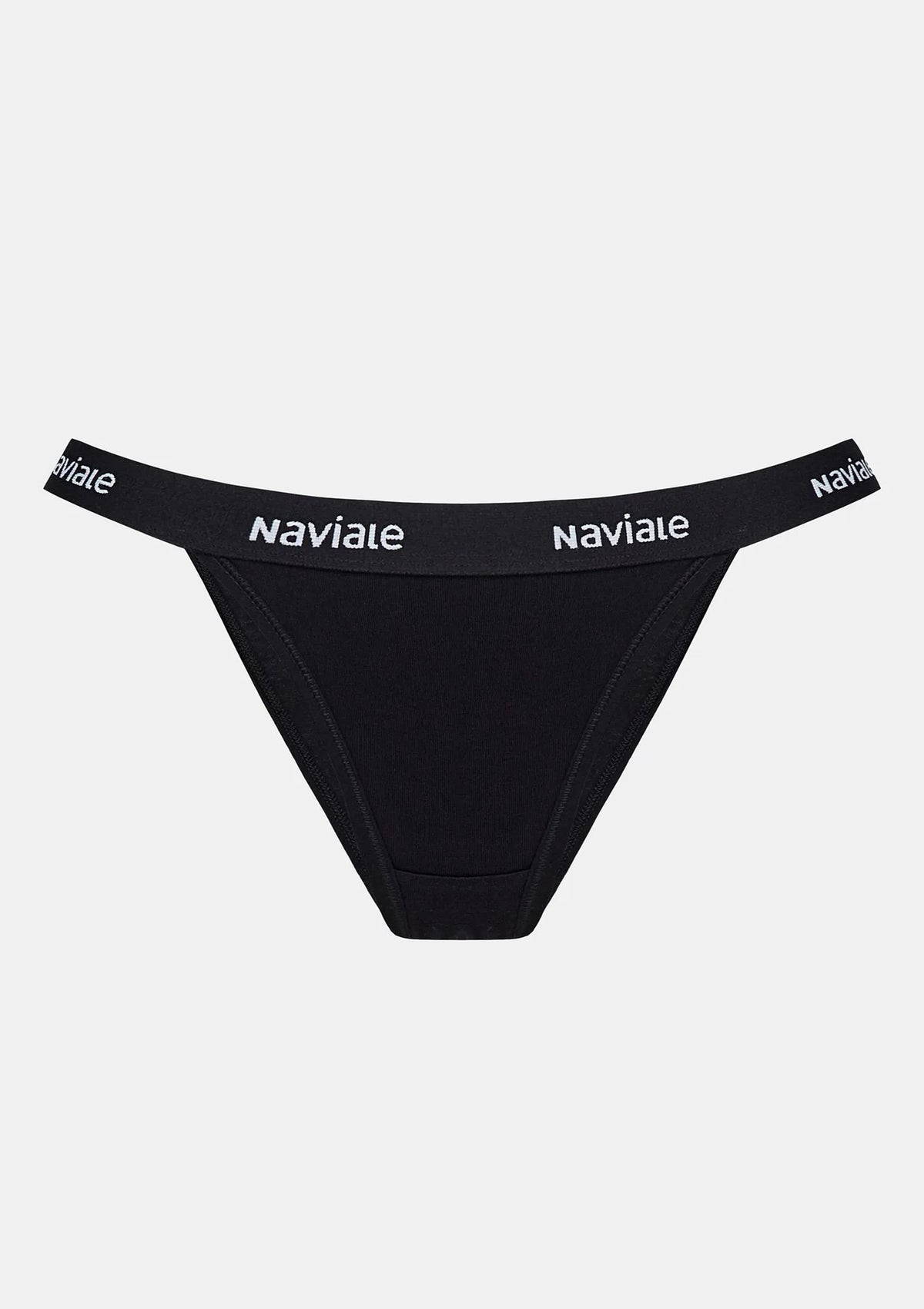 LU113-03 New York Naviale – figi damskie minimalistyczne czarne