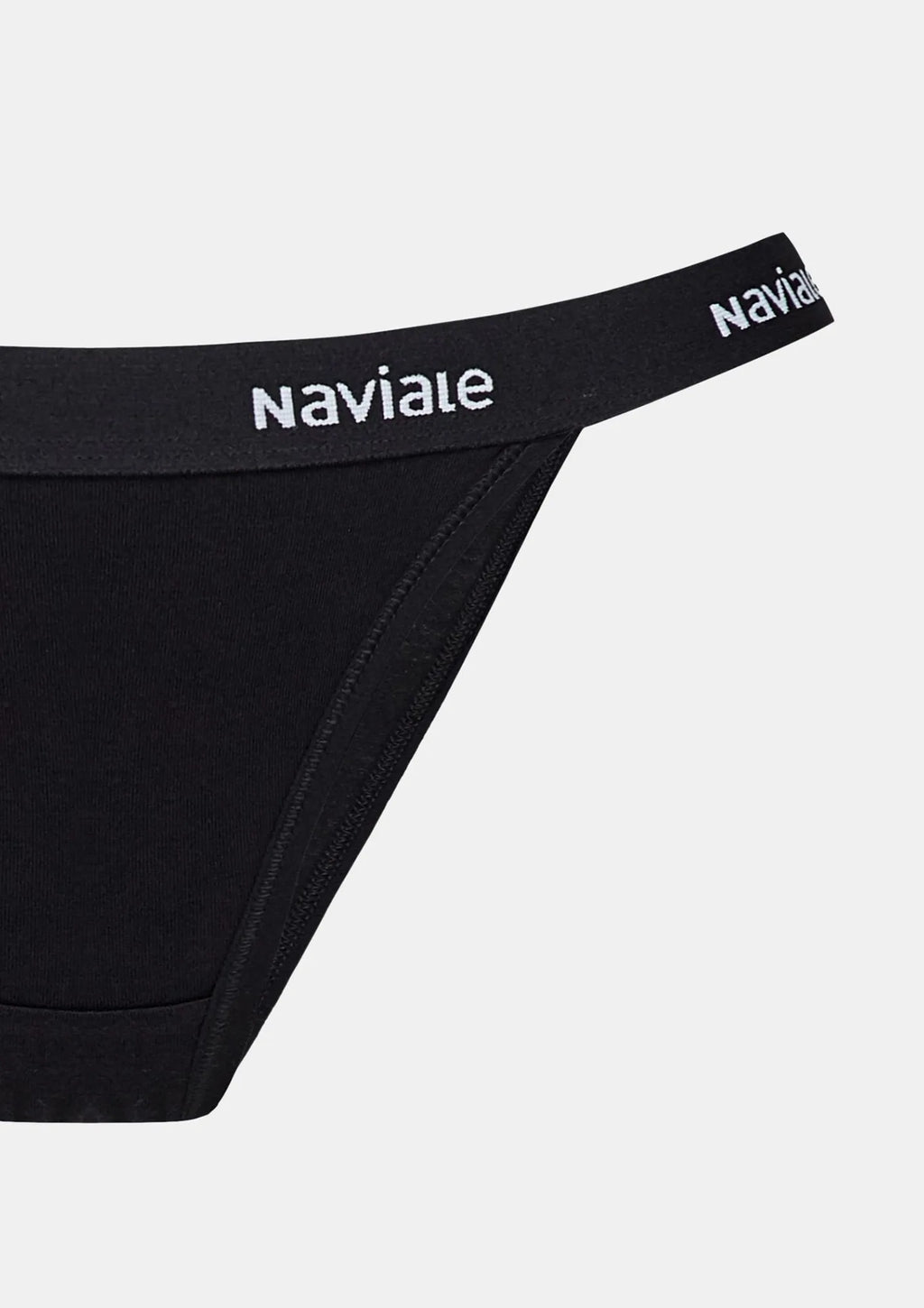 LU113-03 New York Naviale – figi damskie minimalistyczne czarne