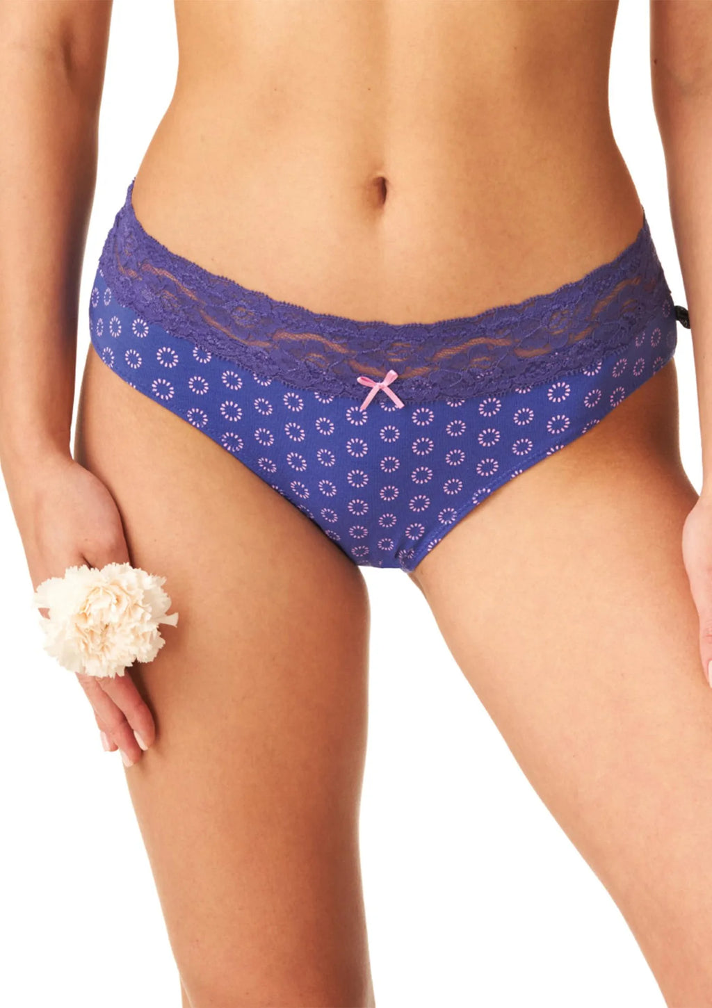 Key LPC 529 figi midi bikini z koronką w pasie – 2 pary