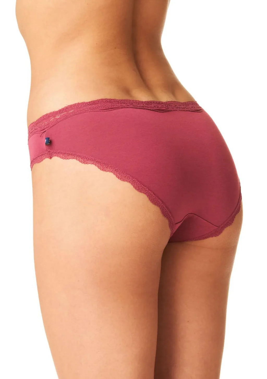 Key LPR 002 figi mini bikini bordowe z dzianiny bambusowej