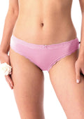 Key LPR 002 figi mini bikini różowe z dzianiny bambusowej