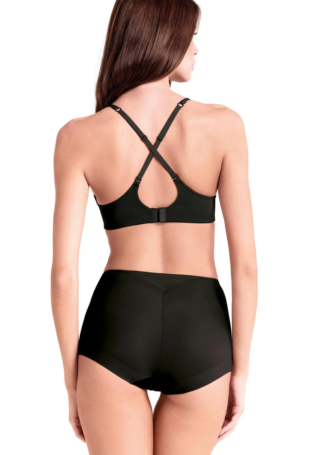 Lormar Ultra figi z wysokim stanem czarne z mikrofibry Ultrashine