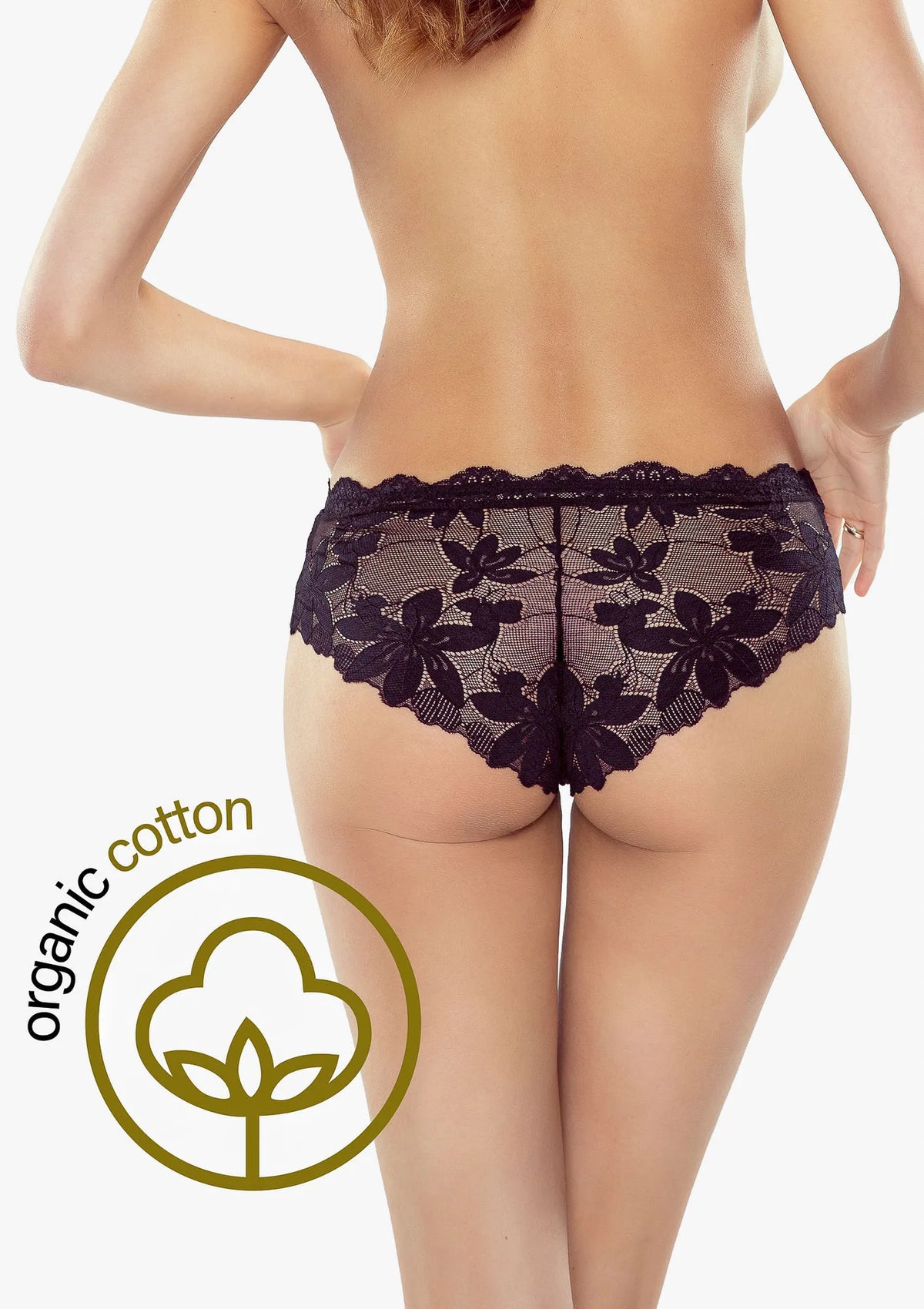 Lapinee Pola 5013 figi z bawełny organicznej z koronką