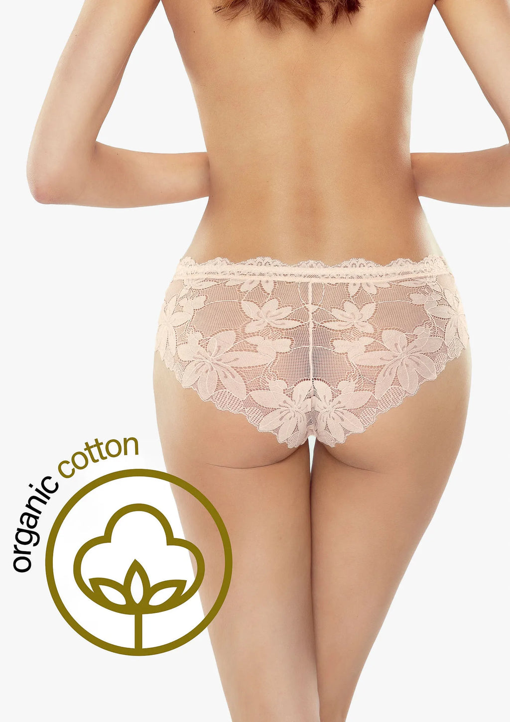 Lapinee Pola 5013 figi z bawełny organicznej z koronką