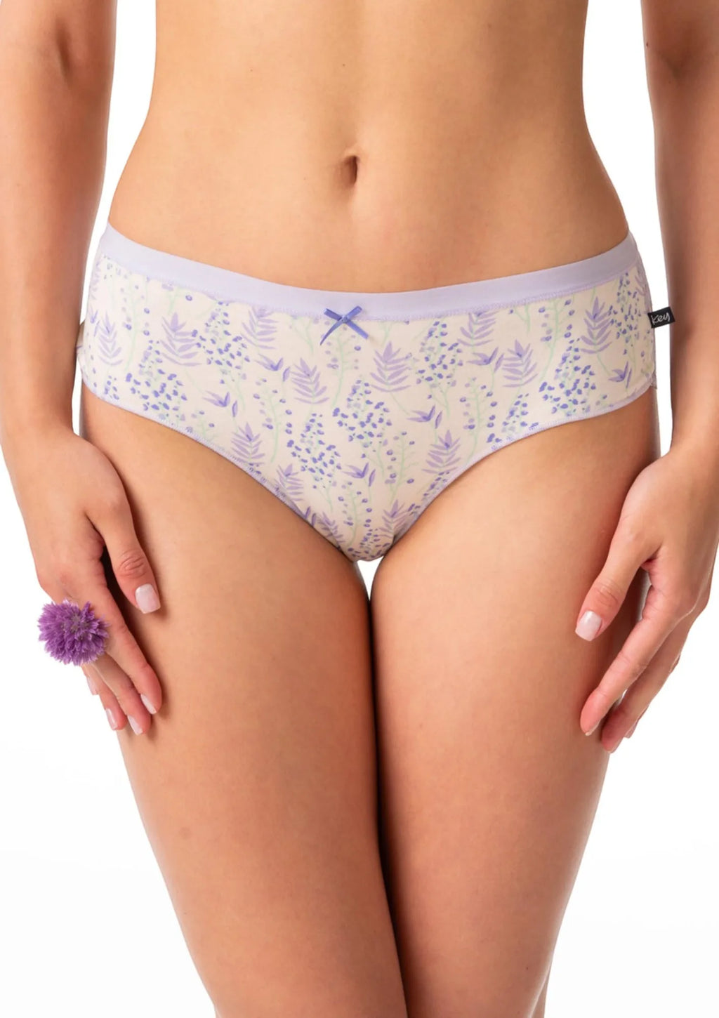 Key LPC 986 figi damskie midi bikini w kwiaty, 2 pack