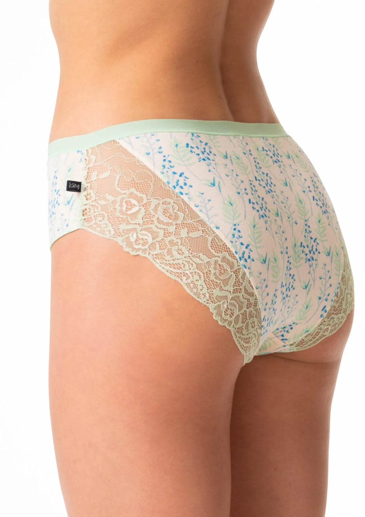Key LPC 986 figi damskie midi bikini w kwiaty, 2 pack