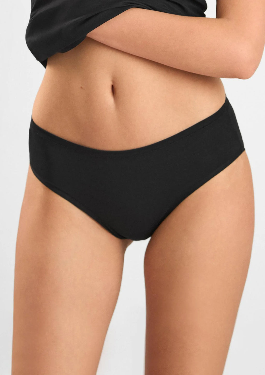 Figi Sielei Cotton 1449 z bawełny organicznej, wyższy stan czarne
