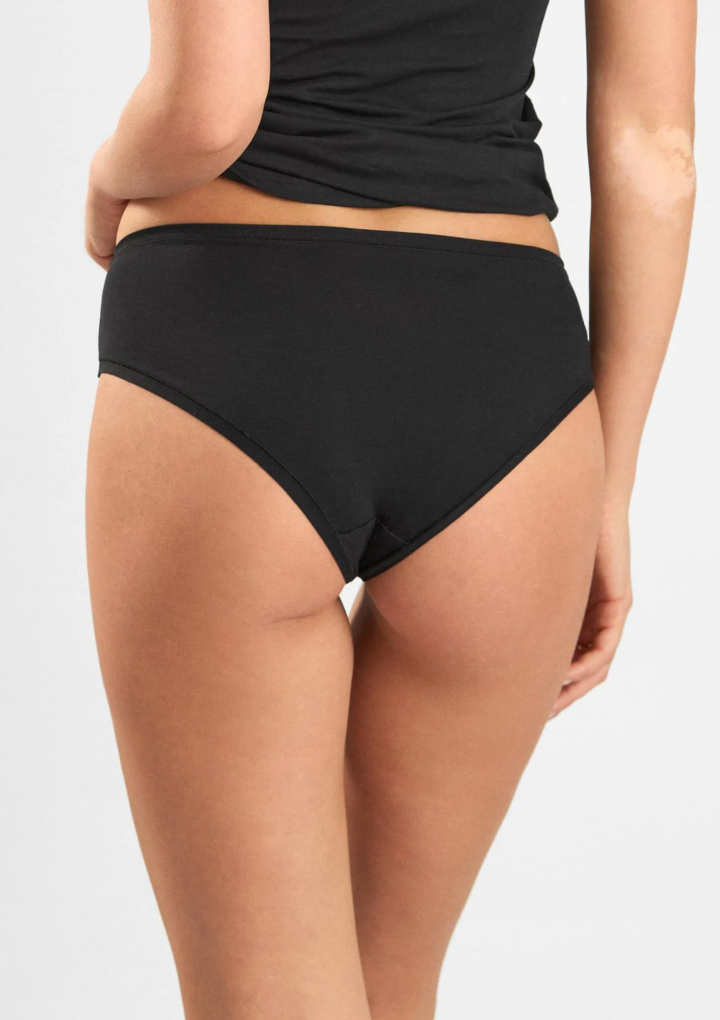 Figi Sielei Cotton 1449 z bawełny organicznej, wyższy stan czarne