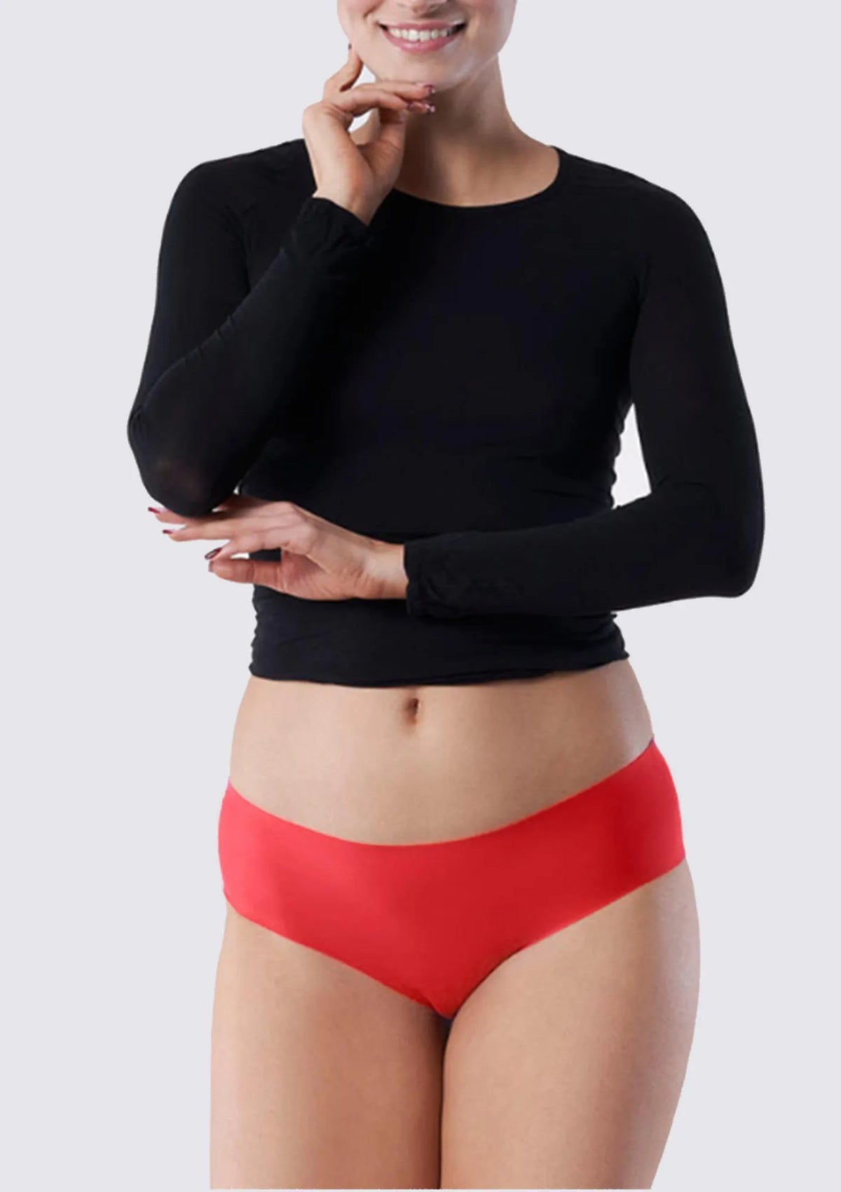 Figi bezszwowe Julimex Simple Panty – klasyczny krój damski