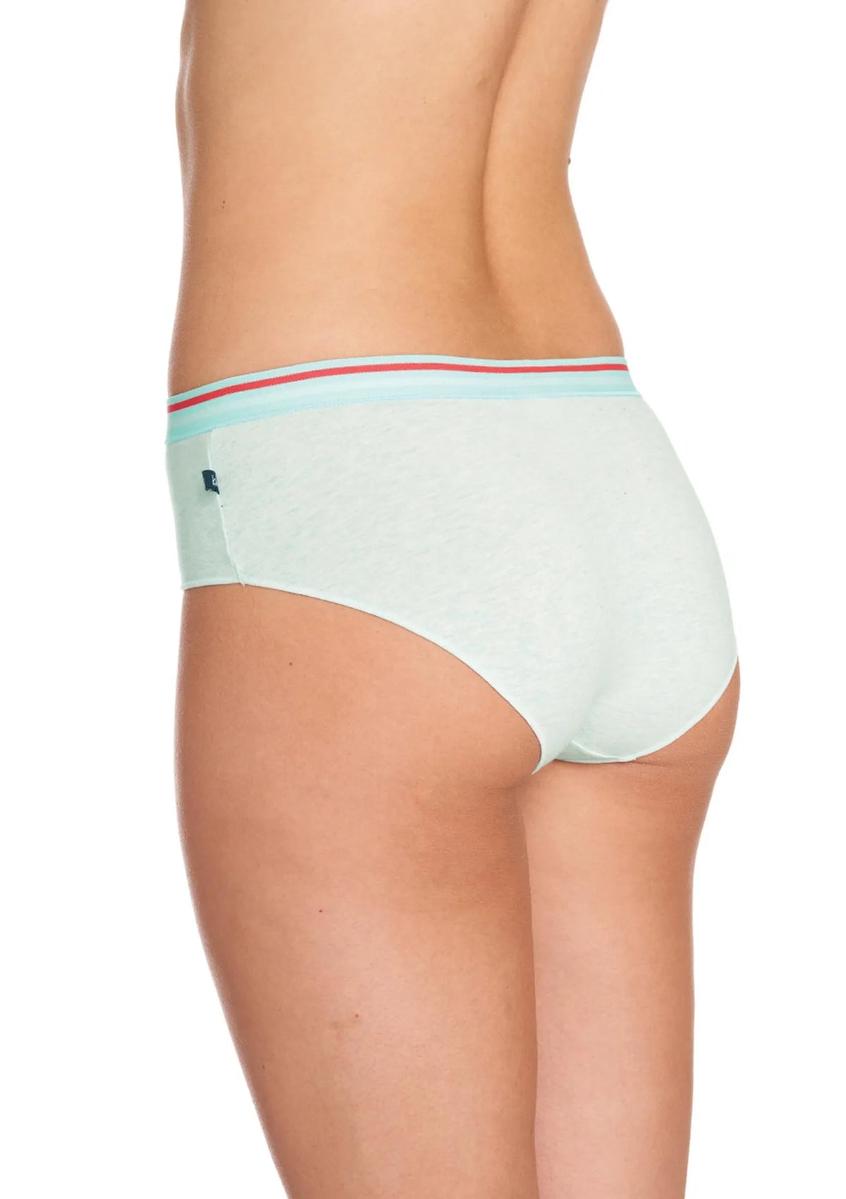 Figi bikini Key LPN 221 z gumką w paski, niski krój, 2 szt.