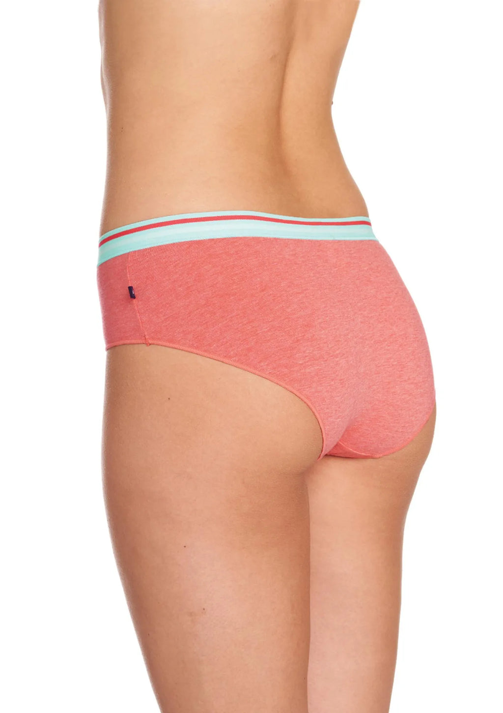 Figi bikini Key LPN 221 z gumką w paski, niski krój, 2 szt.