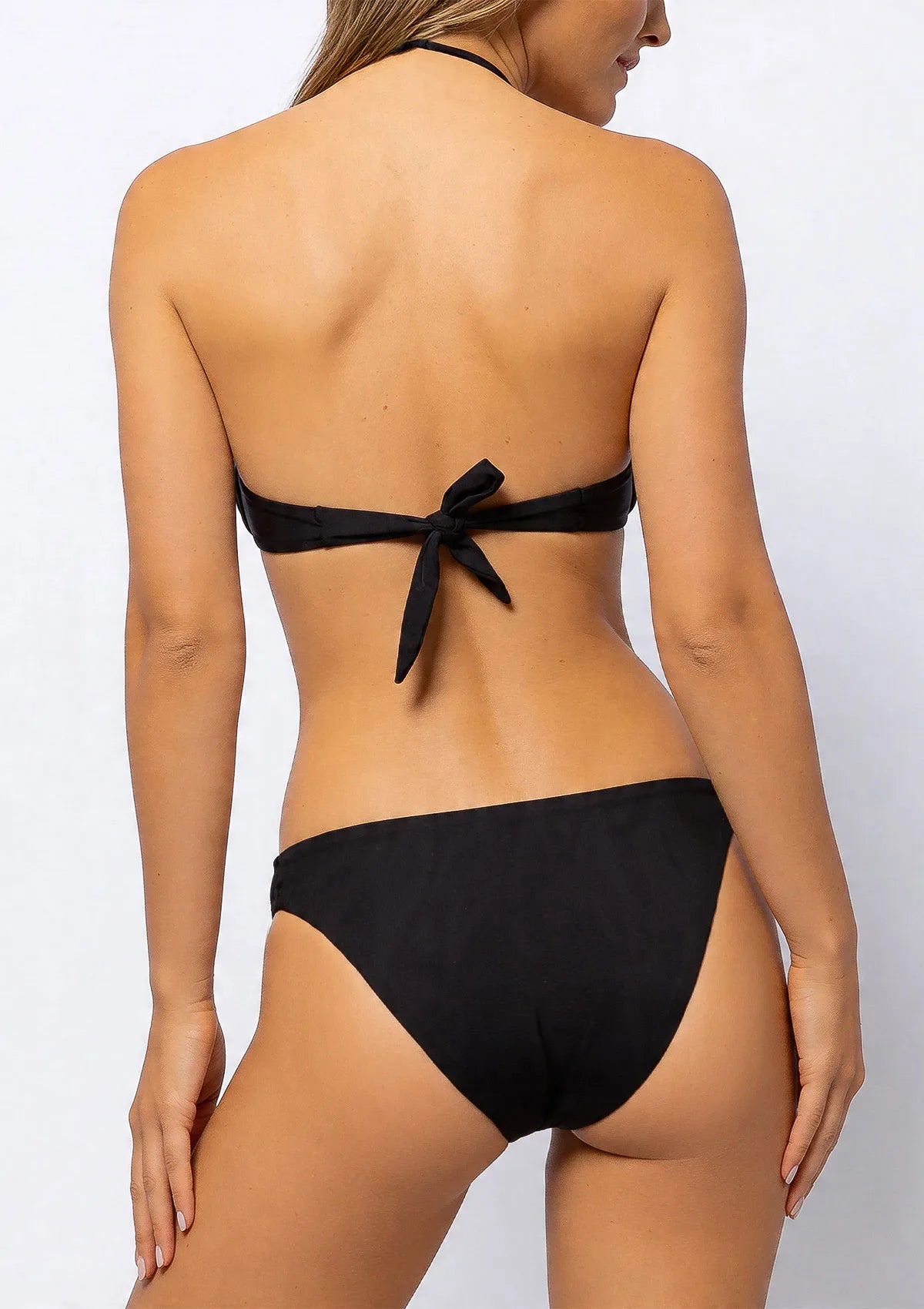Góra bikini bandeau Sielei SP55 z regulacją czarny