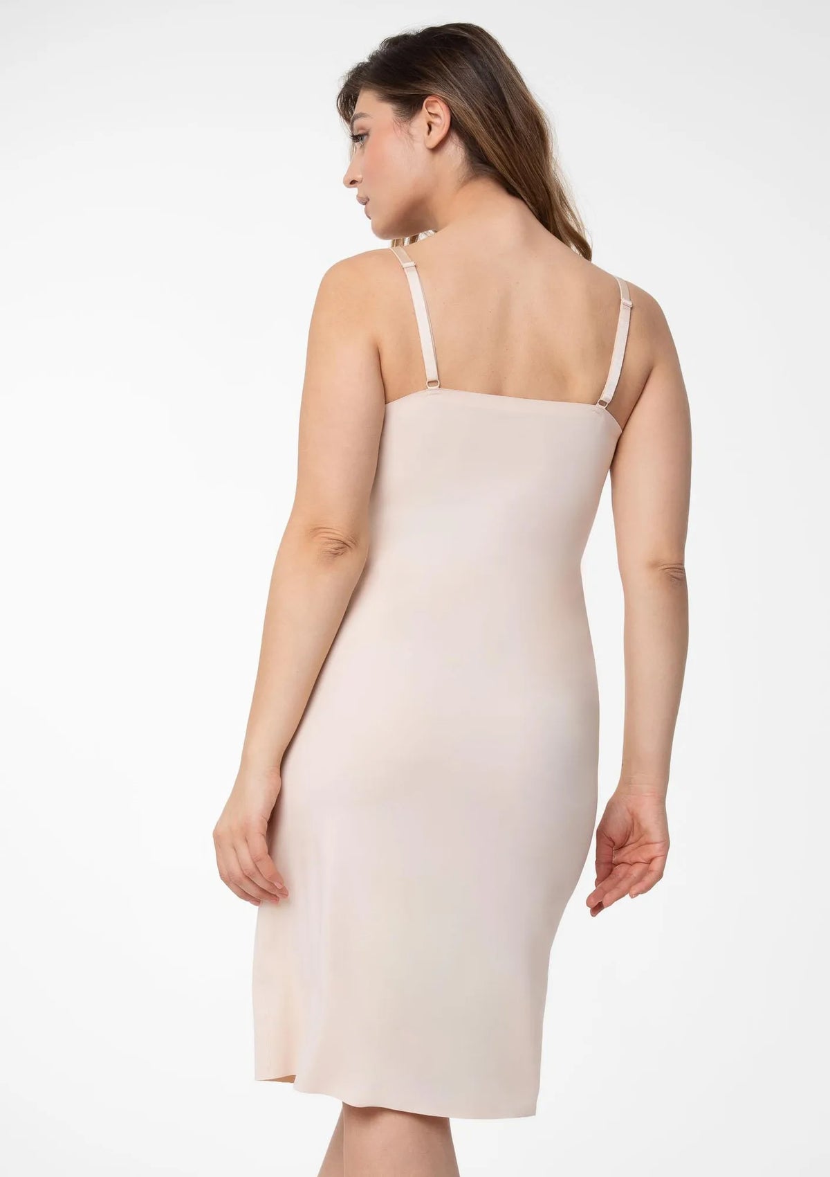 Soft&Smooth Slip Long halka damska wydłużona na ramiączkach