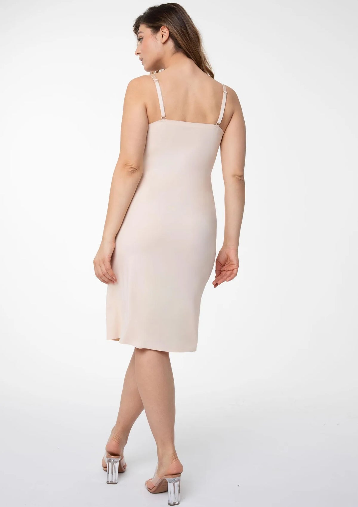 Soft&Smooth Slip Long halka damska wydłużona na ramiączkach
