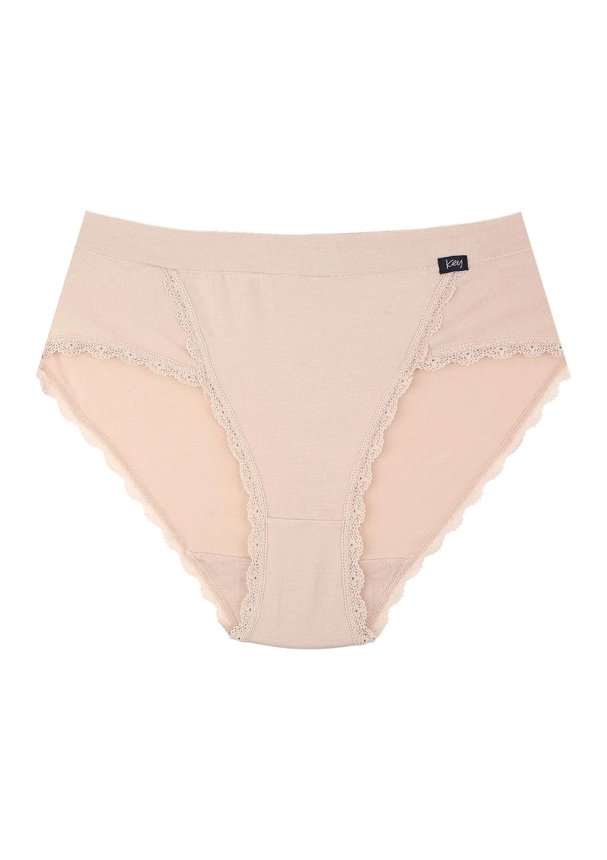 Figi midi bikini Key LPC 140 jednokolorowe, zestaw 2 szt.