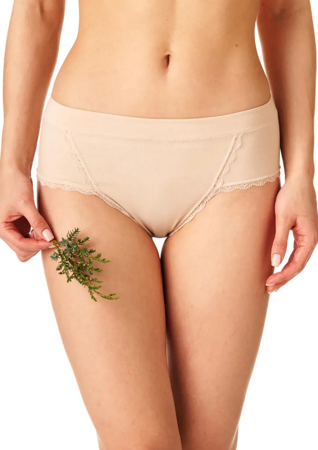 Figi midi bikini Key LPC 140 jednokolorowe, zestaw 2 szt.