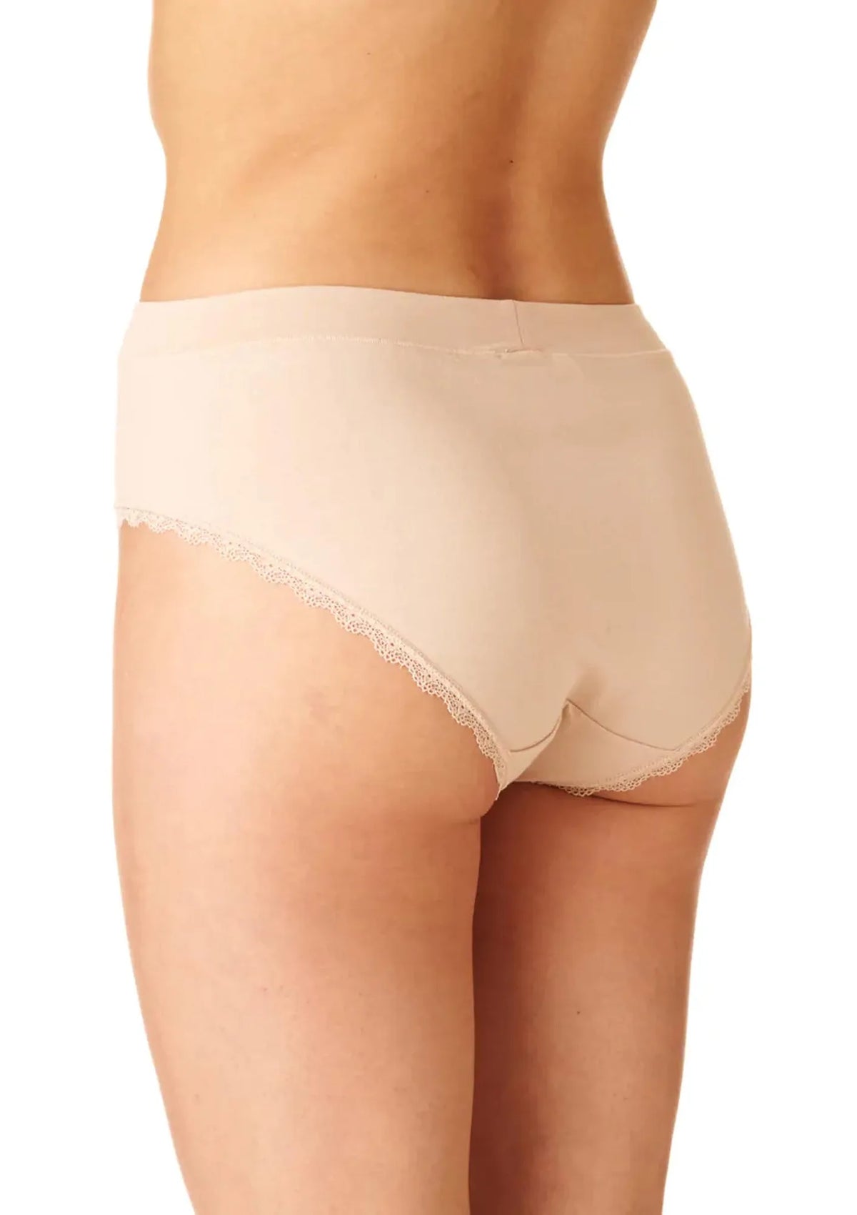 Figi midi bikini Key LPC 140 jednokolorowe, zestaw 2 szt.