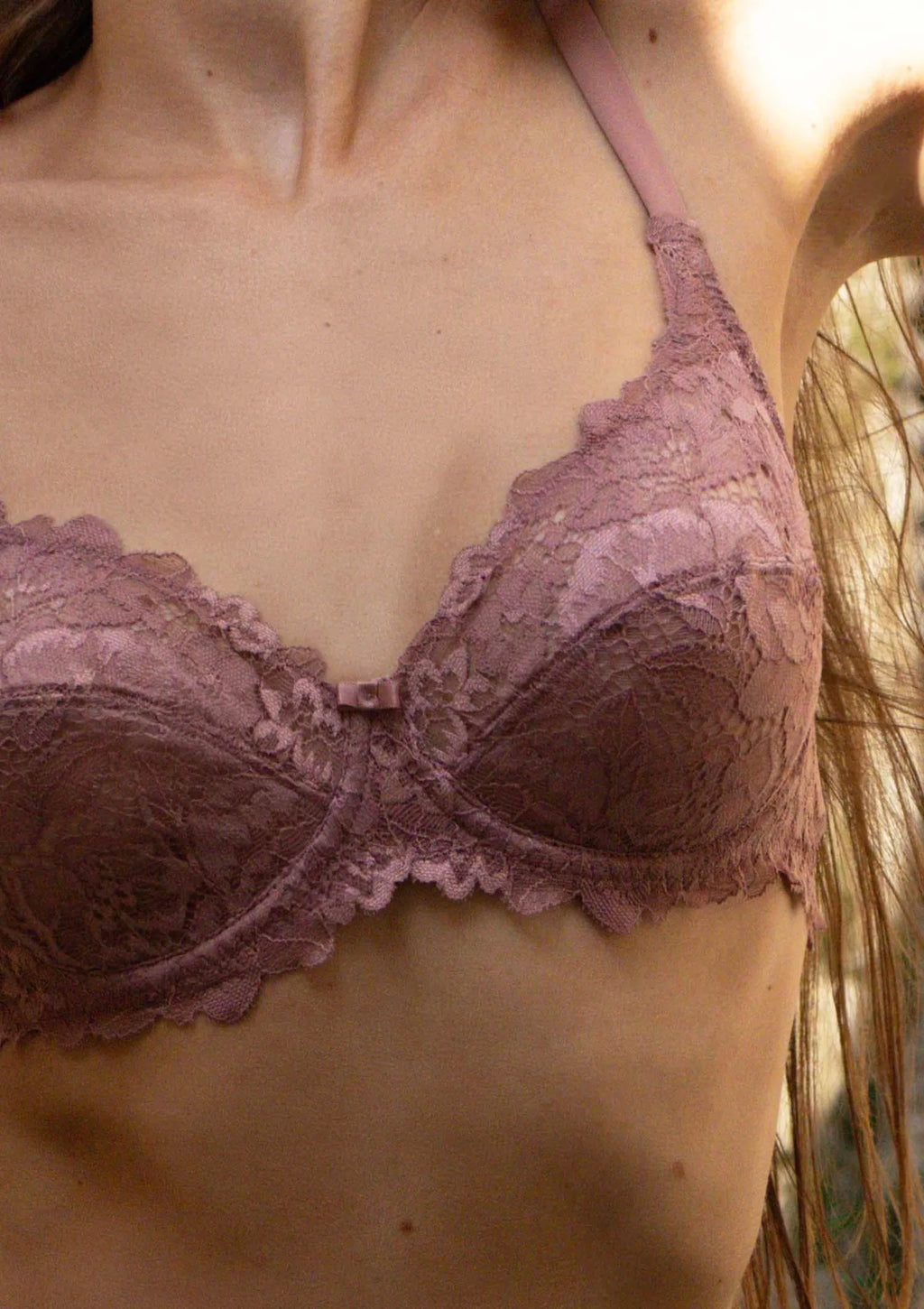 Lormar Curvy 2613 komplet: biustonosz i figi koronkowe
