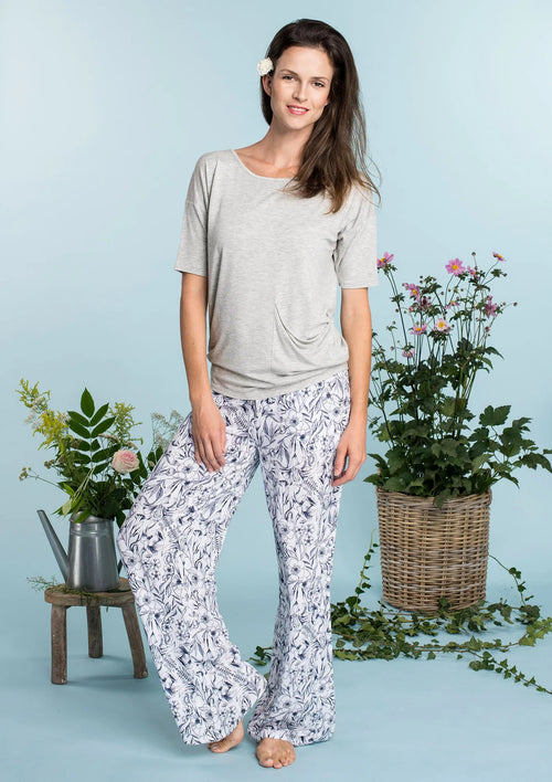 Damski komplet Homewear LHS 913 z kimonową górą