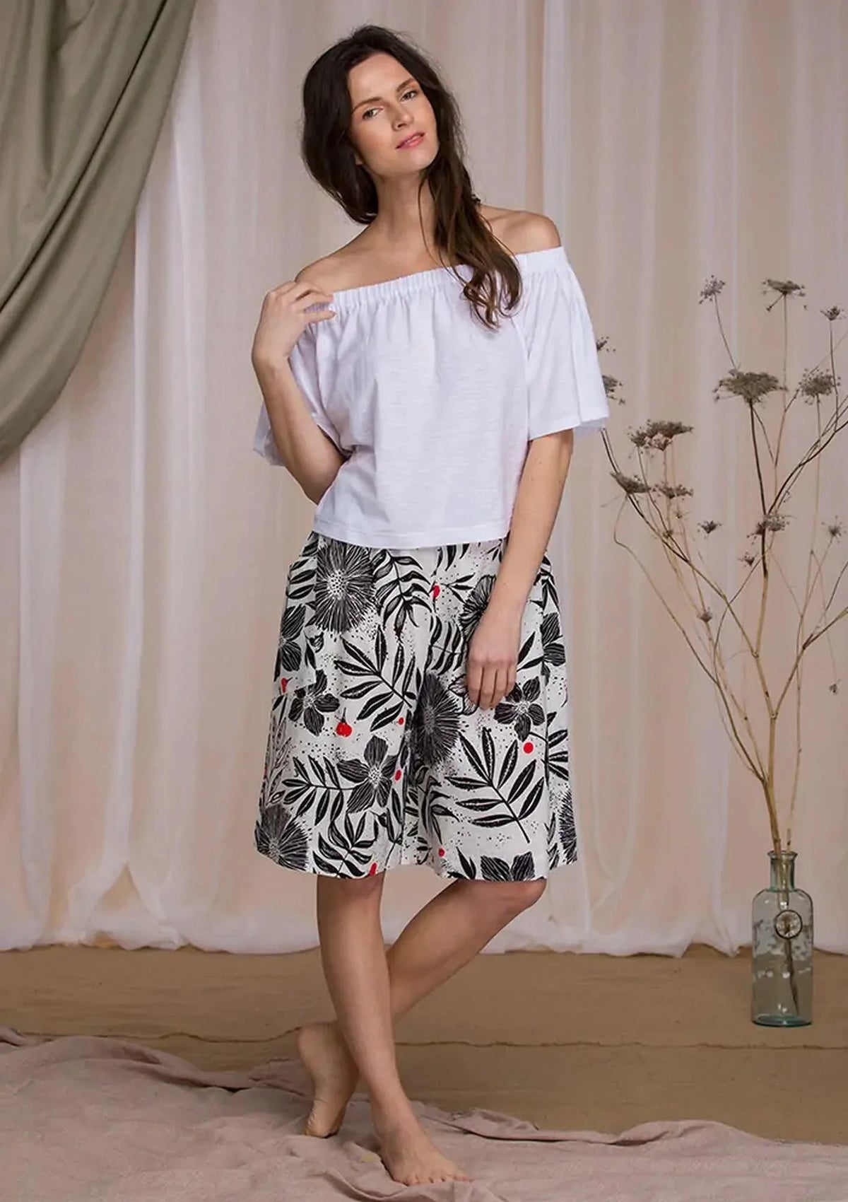 Komplet bielizny Homewear LHS 945 2 – z szerokimi spodniami