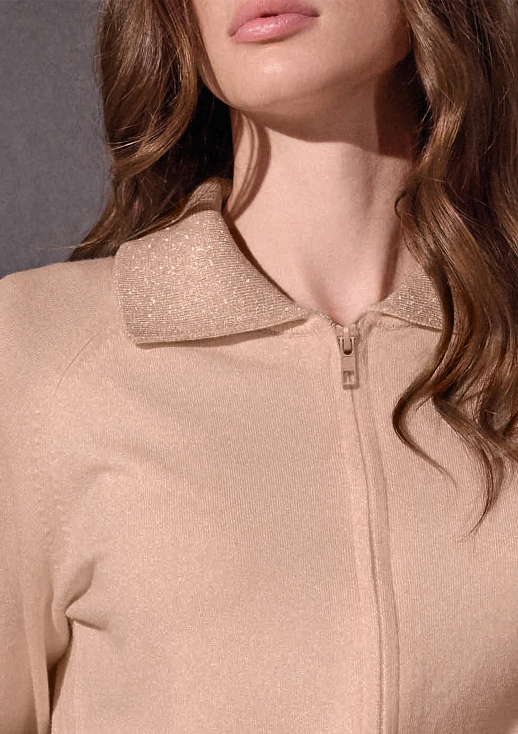 Lormar 4182 Feeling dres damski z wiskozy, bluza na zamek