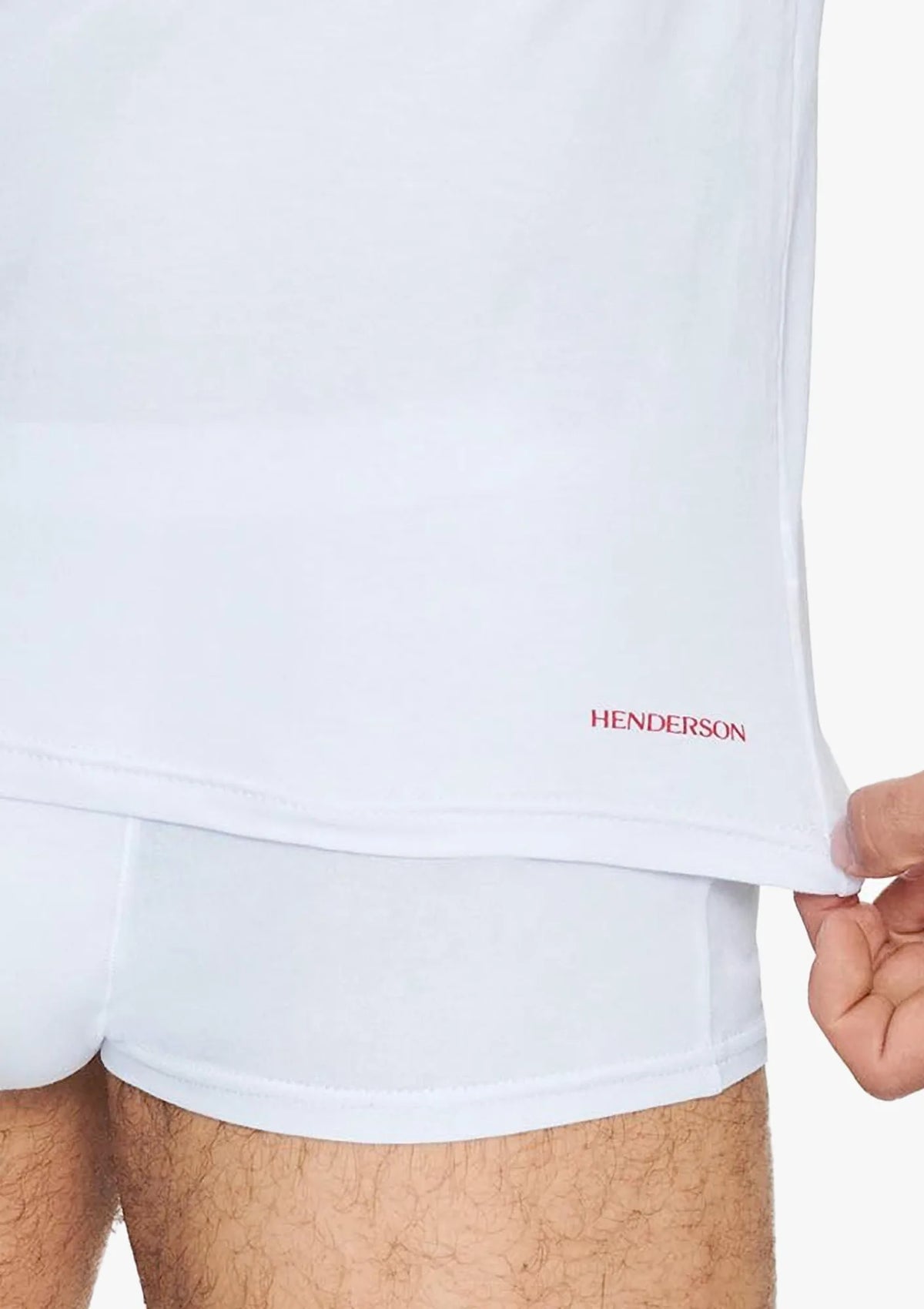 Henderson Bosco Basic koszulka męska biała z krótkim rękawem