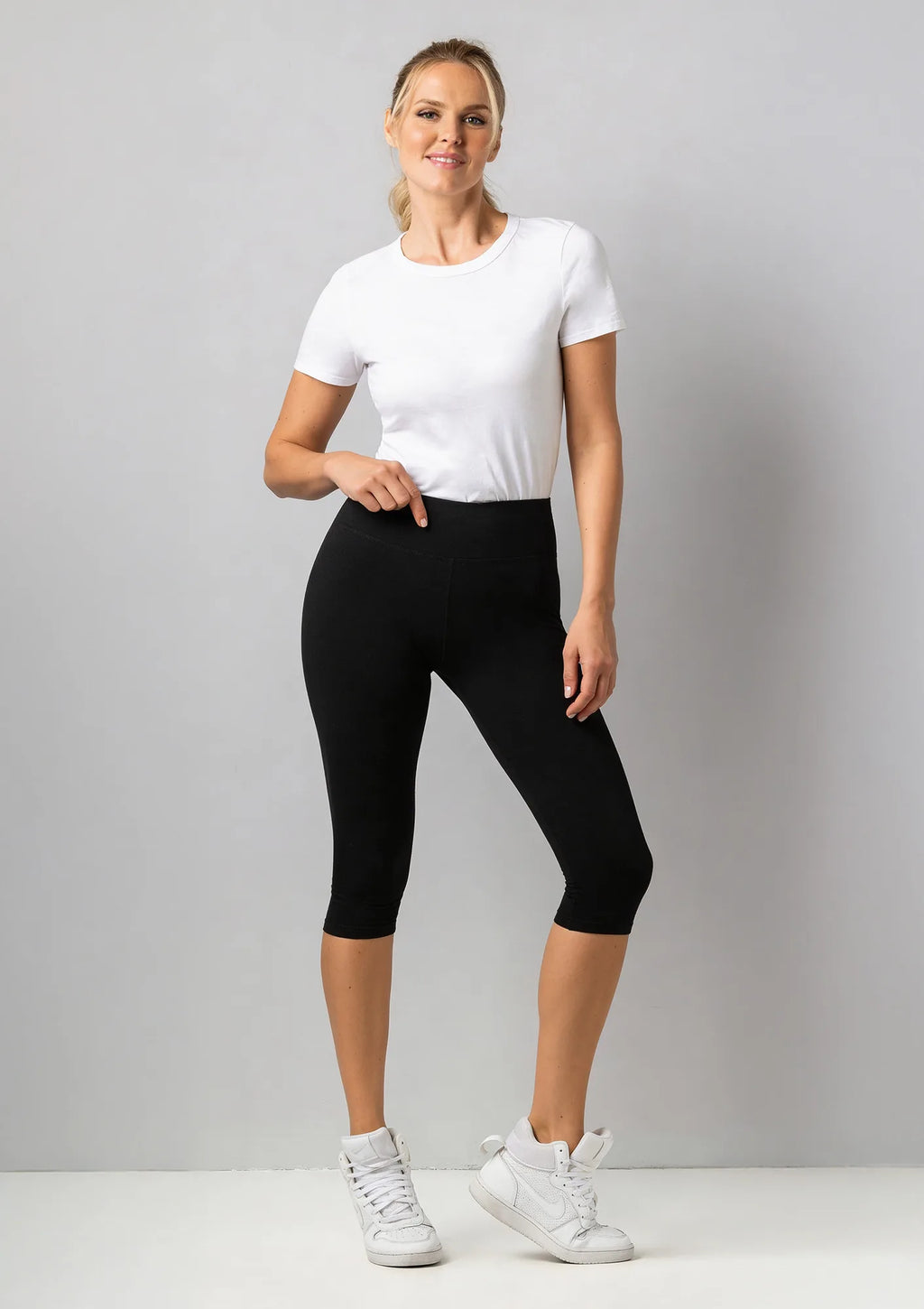 Sielei GS07 legginsy capri bawełniane