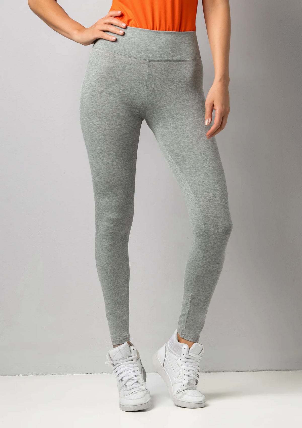 Sielei GS06 legginsy bawełniane gładkie klasyczne