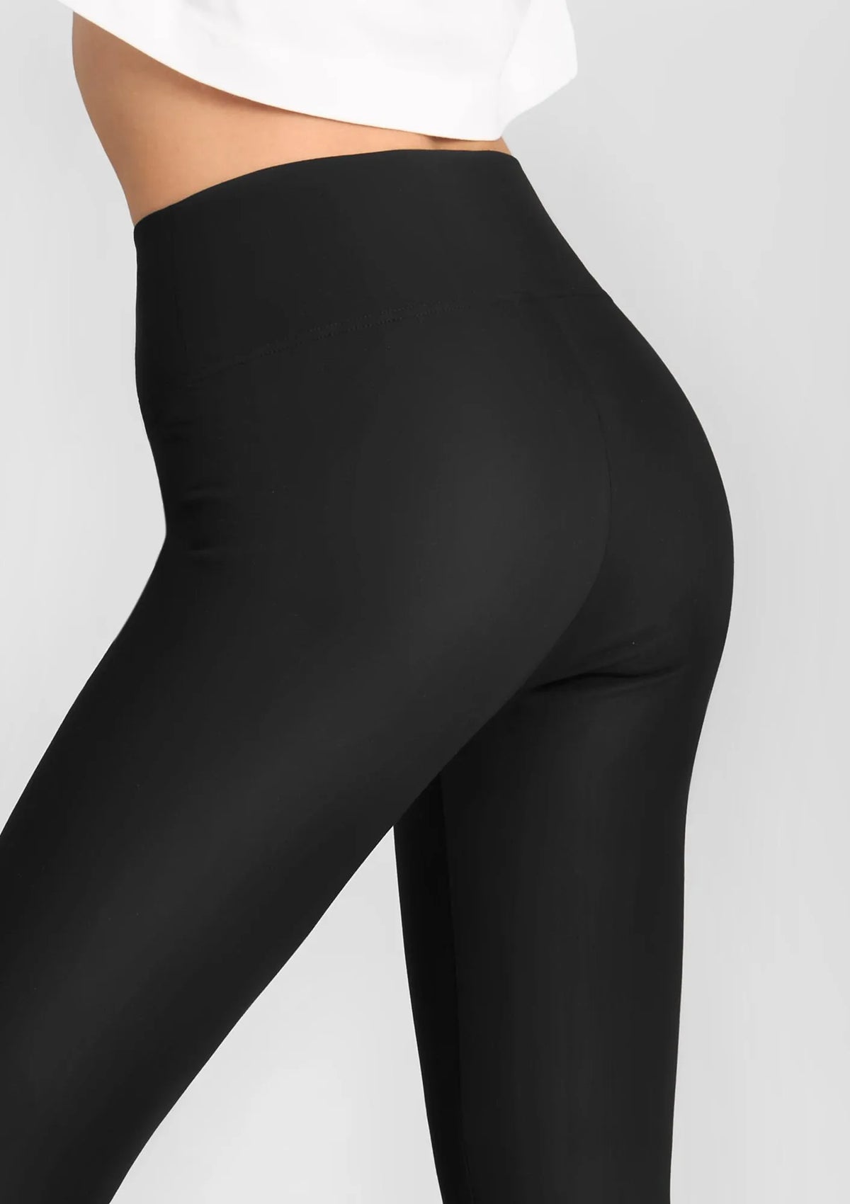 Marilyn 853 Active klasyczne legginsy damskie z wysokim pasem