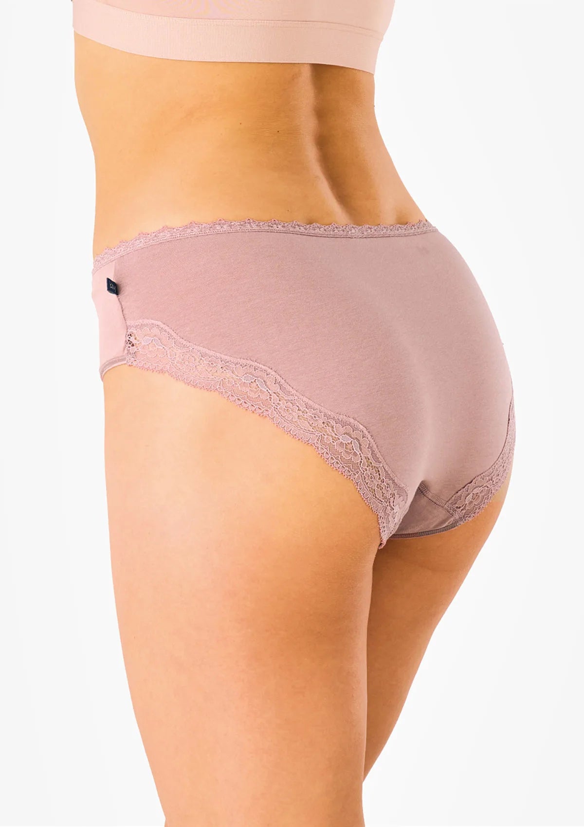 Key LPC 511 majtki midi bikini z koronką, motyw krokusa, 2 pak