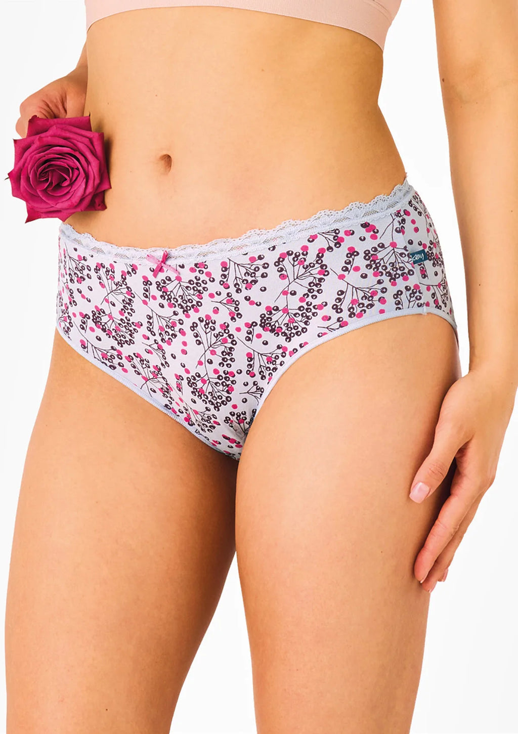 Key LPC 557 figi midi bikini z gałązką jarzębiny, 2 pak