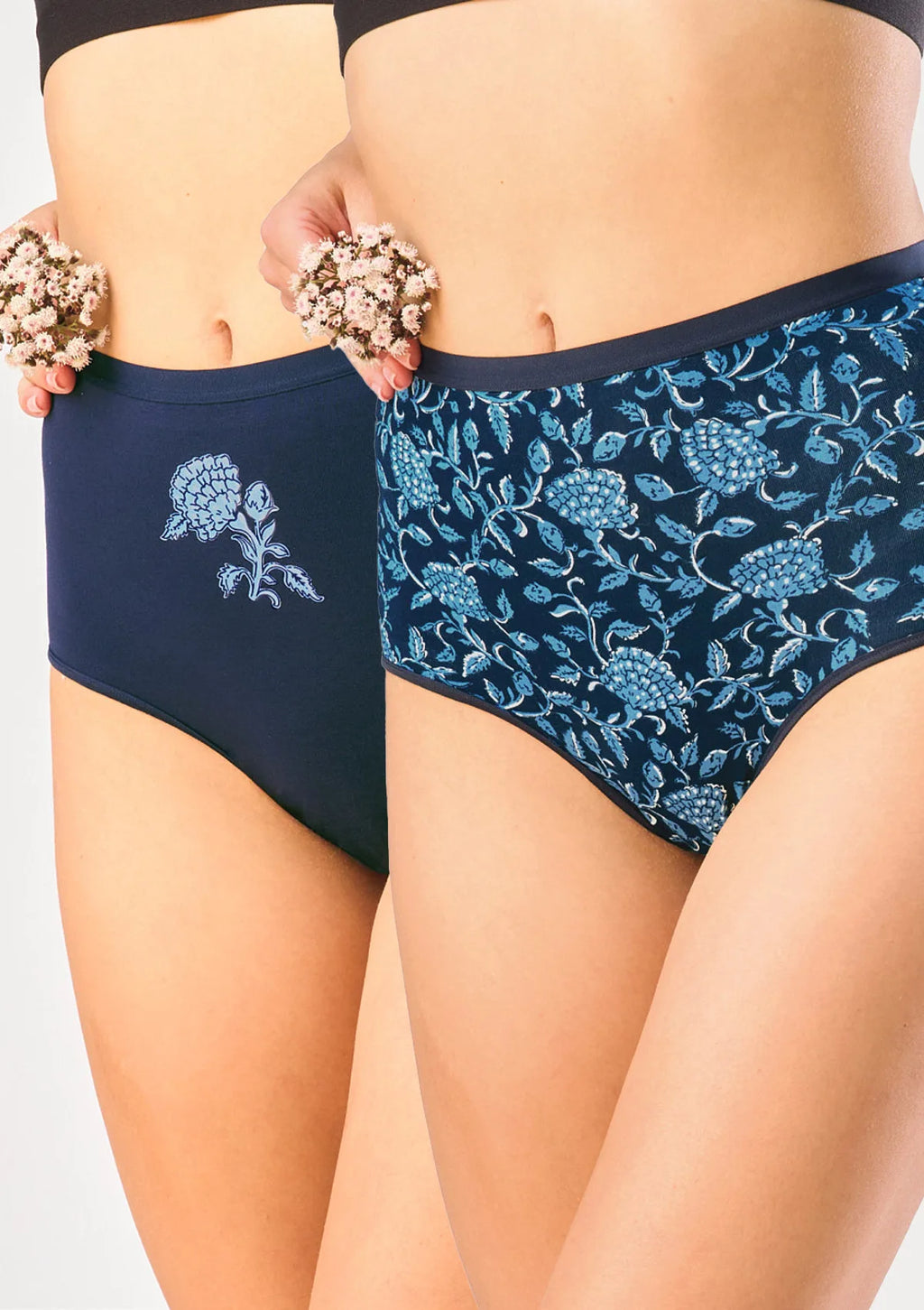 Key LPF 548 figi wysokie maxi bikini z koronką, 2 pak