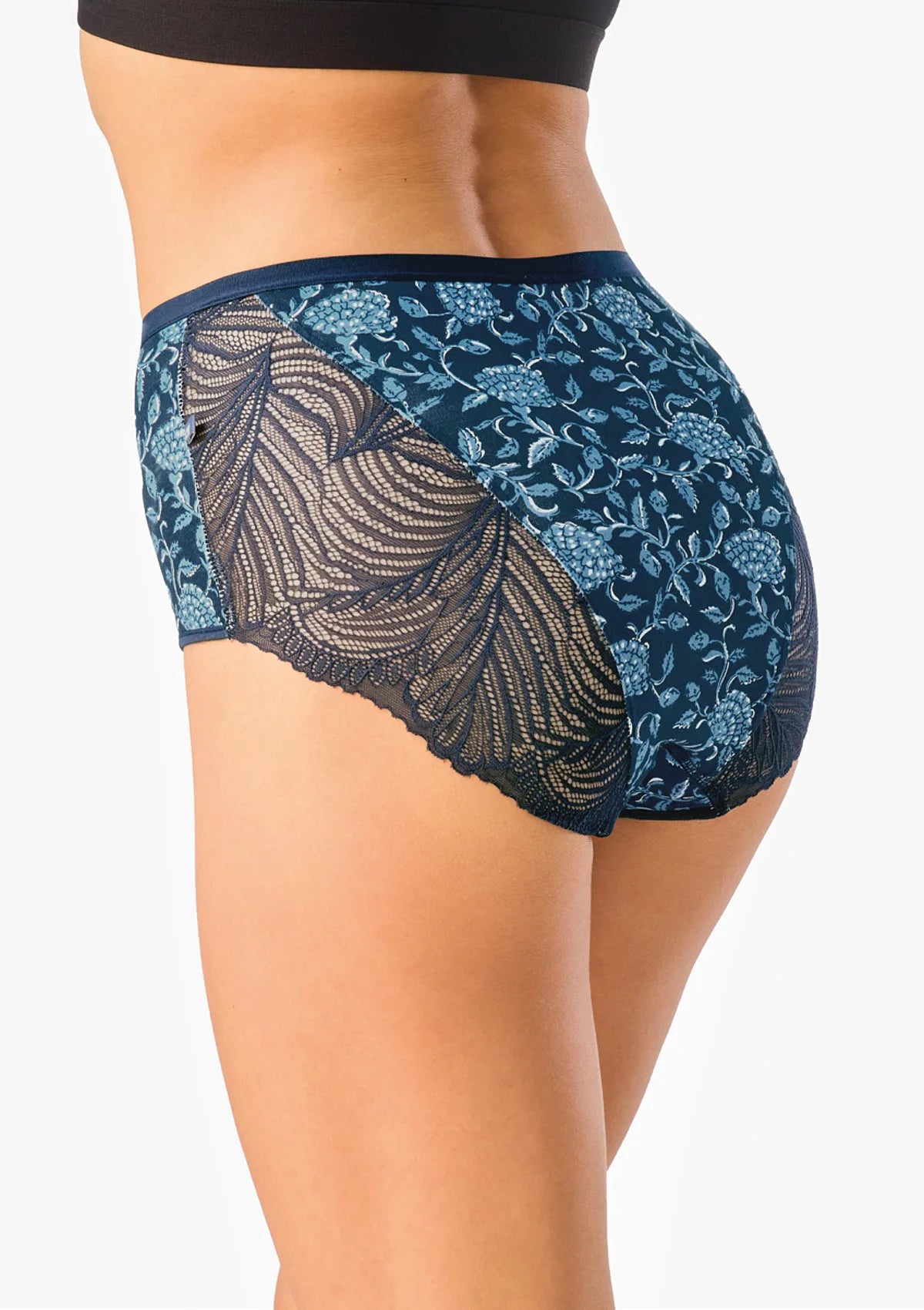 Key LPF 548 figi wysokie maxi bikini z koronką, 2 pak