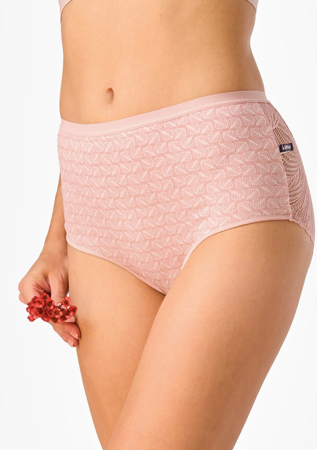 Figi Key LPF 907 z wysokim stanem, motyw listków, 2 pak