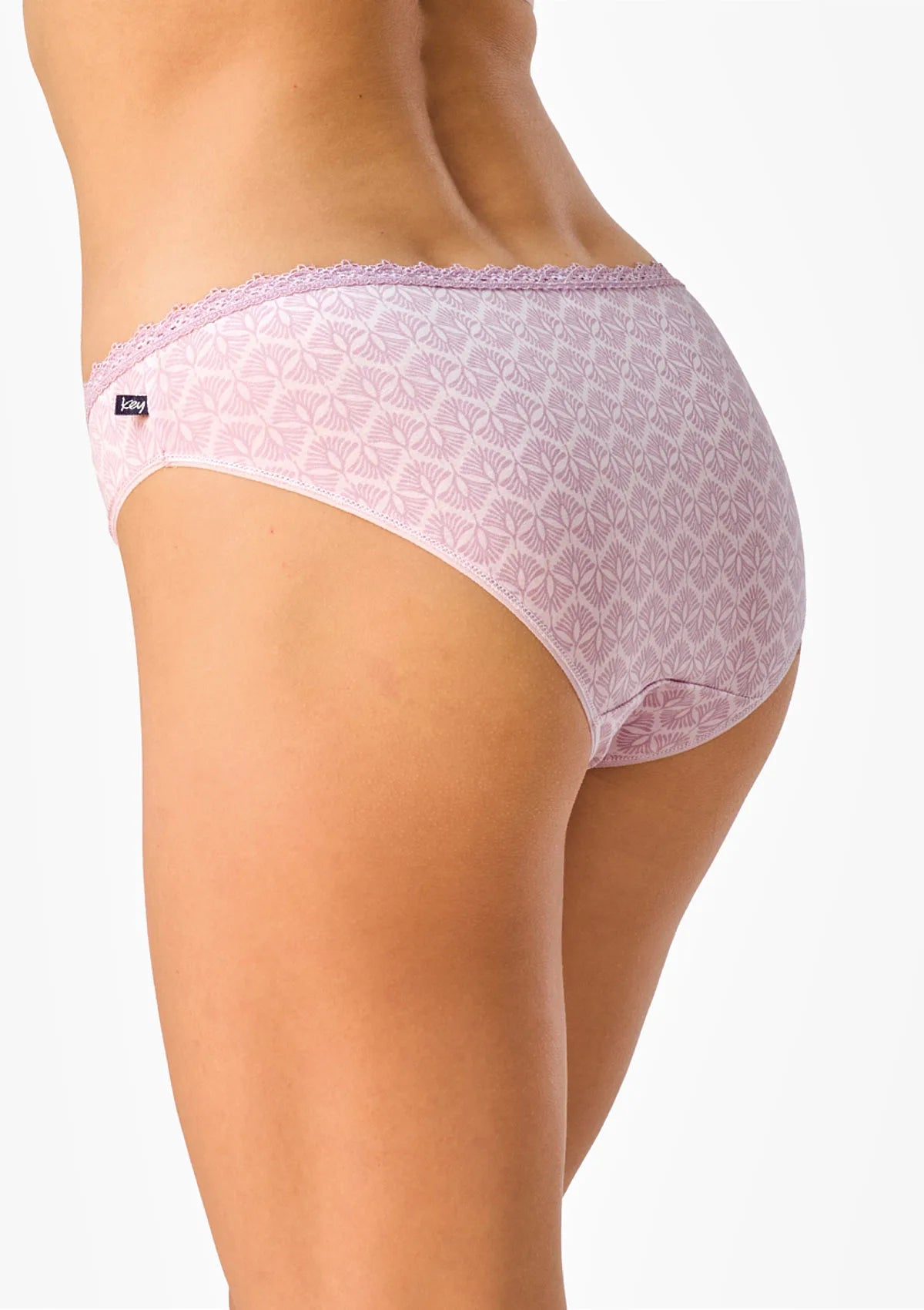 LPR 581 Key – figi damskie 2pak bawełniane mini bikini z koronką