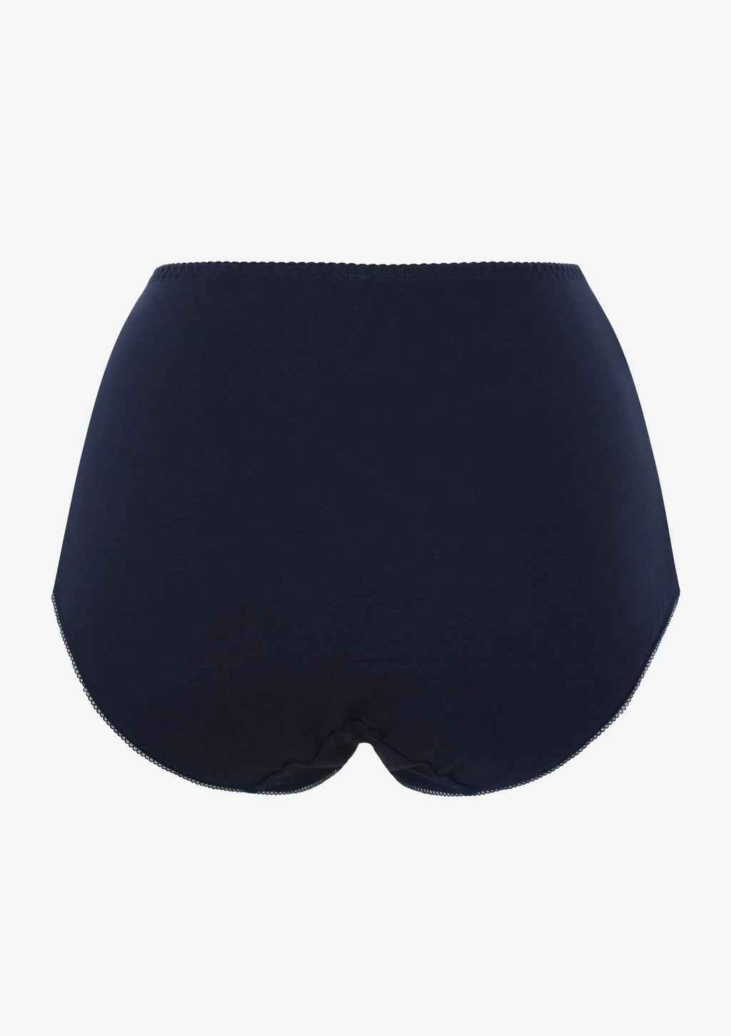 Figi maxi bikini Key LPF 111 z koronką przy nogawkach, 2 szt.