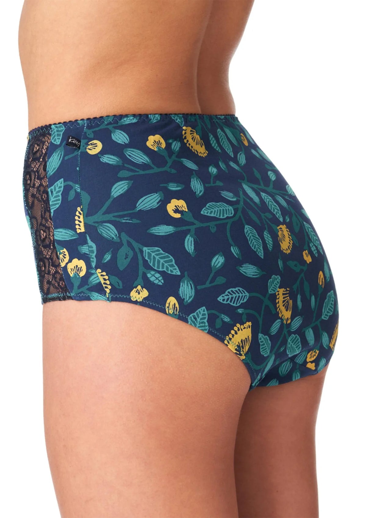 Key LPF 537 majtki maxi bikini z koronką 2 pack