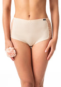 Majtki maxi bikini Key LPF 616 z koronkowymi bokami, 2 pack