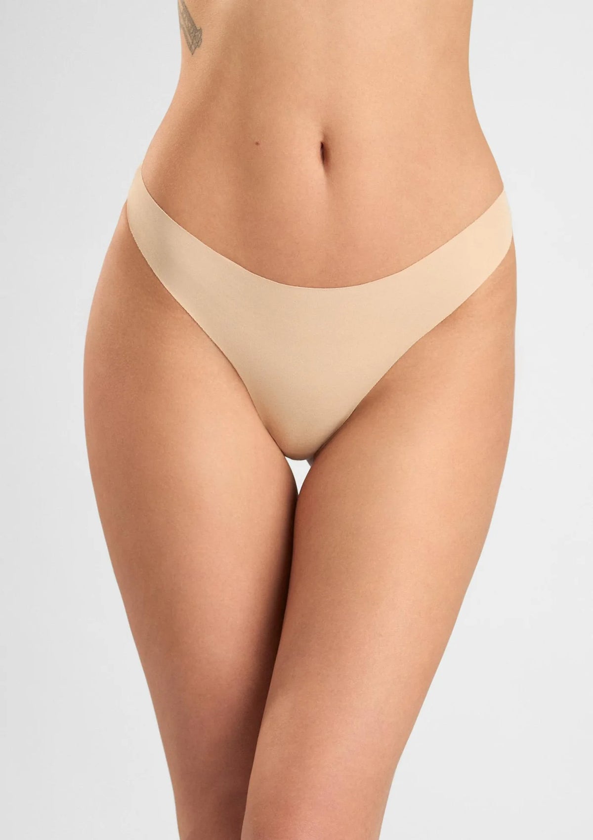 Brazyliany Sielei 5117 SKIN bezszwowe z koronką, zestaw 2 szt. M