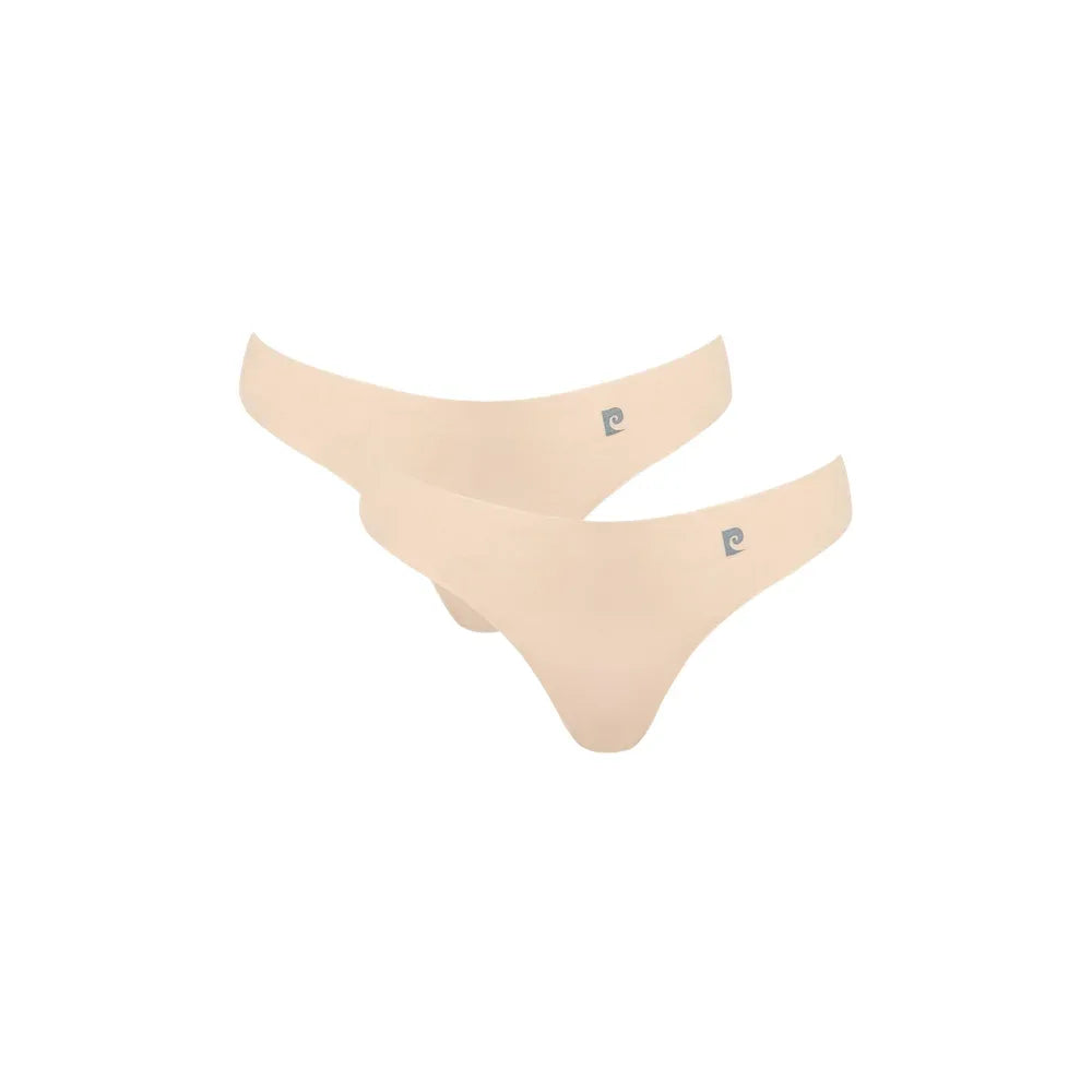 Brazyliany Pierre Cardin Gloss bezszwowe, 2 szt. XL beżowe