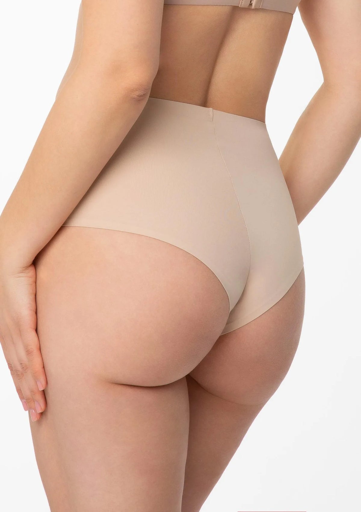 Julimex Amber Brasil Maxi modelujące brazyliany beżowe z wysokim stanem