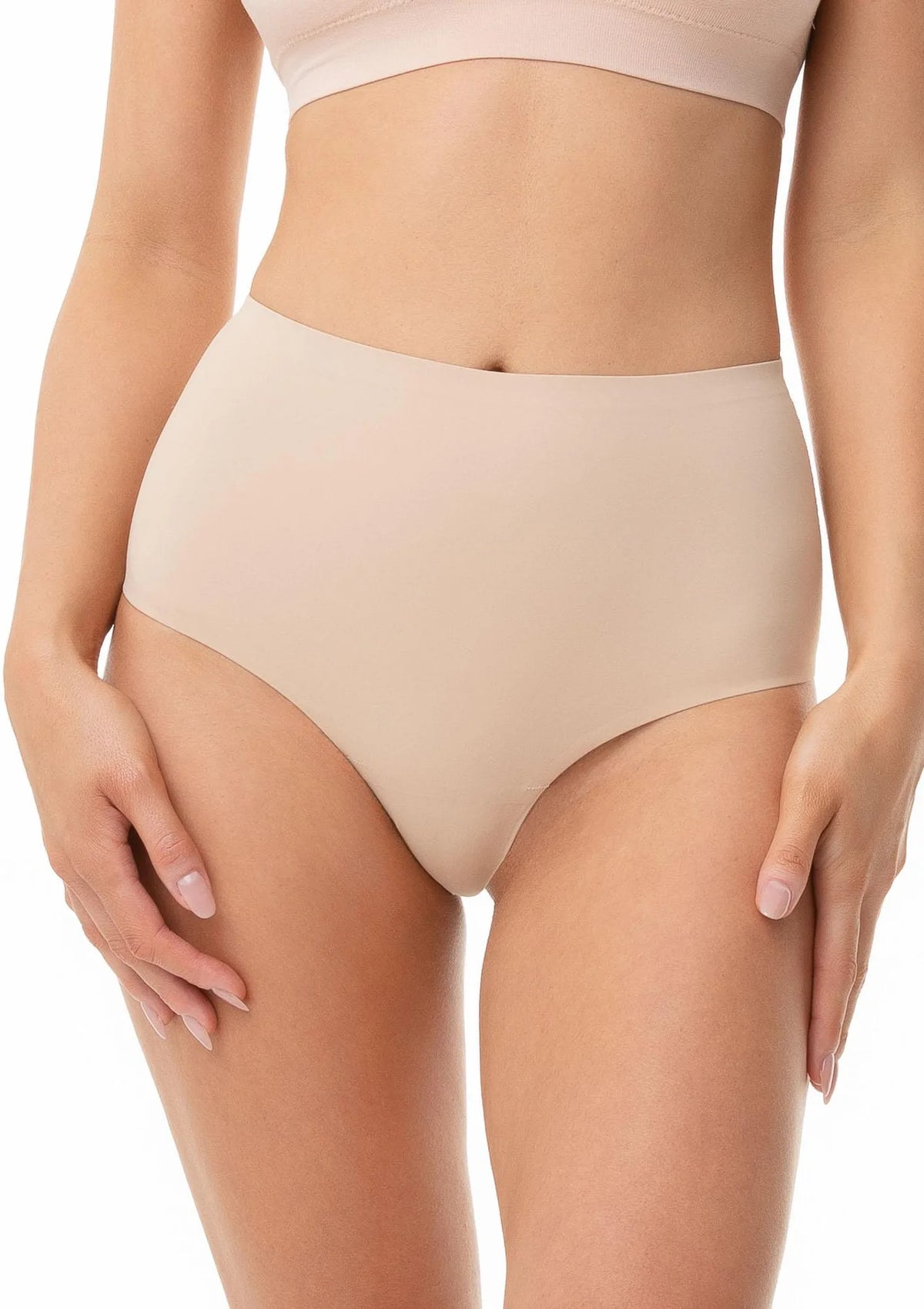 Julimex Amber Brasil Maxi modelujące brazyliany beżowe z wysokim stanem
