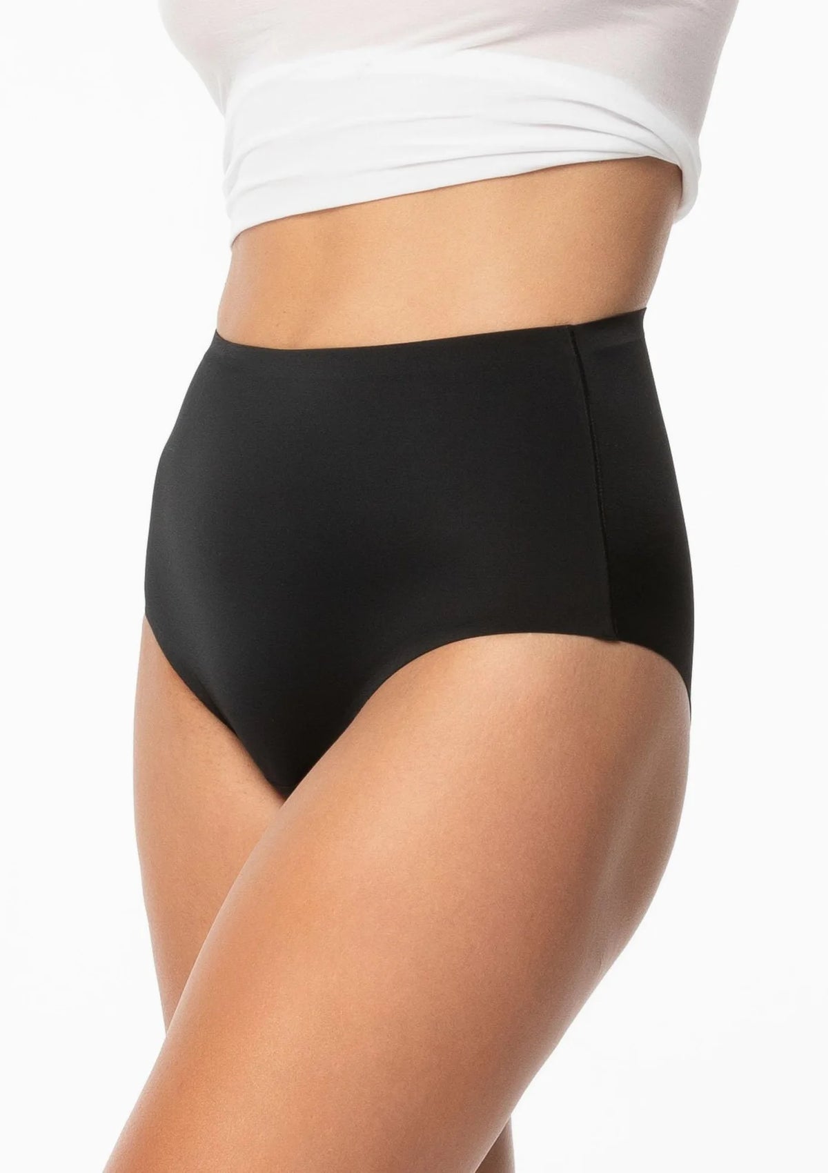 Julimex Amber Brasil Maxi modelujące brazyliany czarne z wysokim stanem