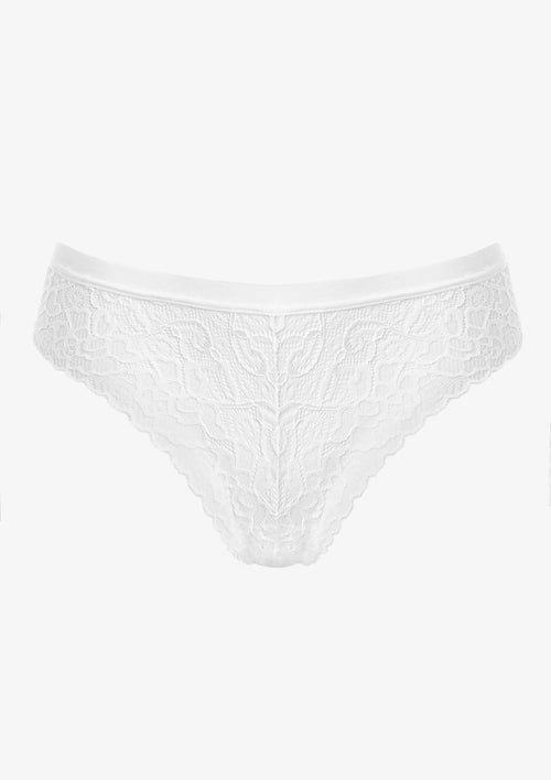 Brazyliany koronkowe Pierre Cardin Ortensia białe
