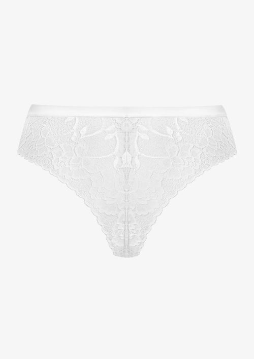Brazyliany koronkowe Pierre Cardin Ortensia białe