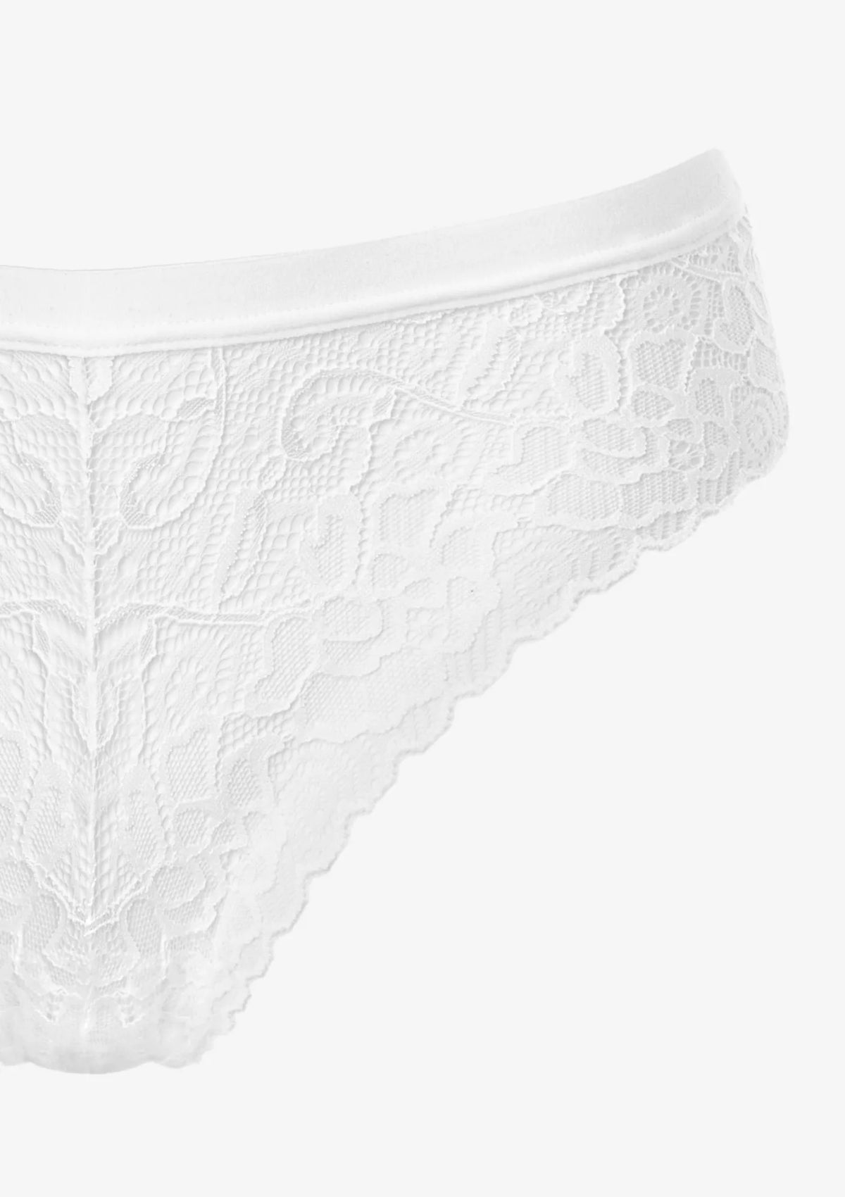 Brazyliany koronkowe Pierre Cardin Ortensia białe
