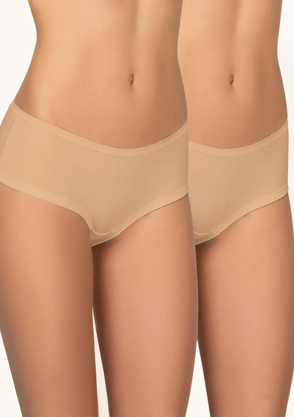 Kleo 132 Cotton majtki szorty ze średnim stanem, 2 pack