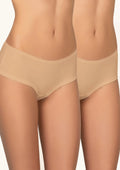 Kleo 132 Cotton majtki szorty ze średnim stanem, 2 pack