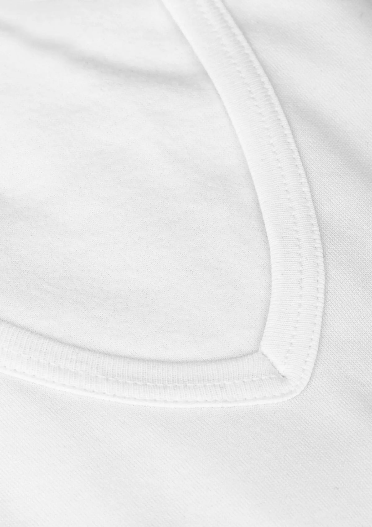 Kappa K1316 t-shirt męski z grubszej bawełny z dekoltem w serek biały