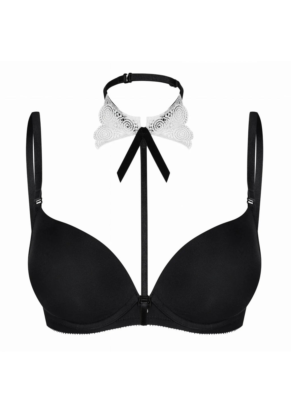 Julimex Lady Boss Grace: ozdobny choker z kołnierzykiem